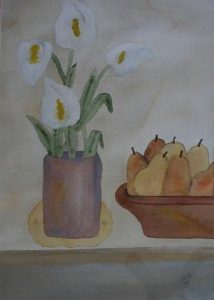 Pears_and_Calla_Lilies